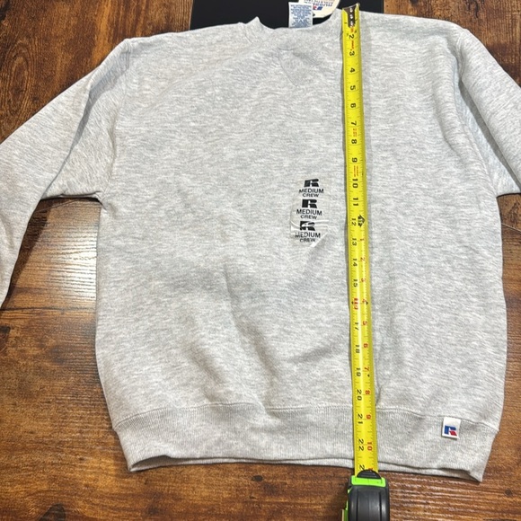Russell Athletic Gray Heathered Crewneck Sweatshirt - Picture 3 of 6